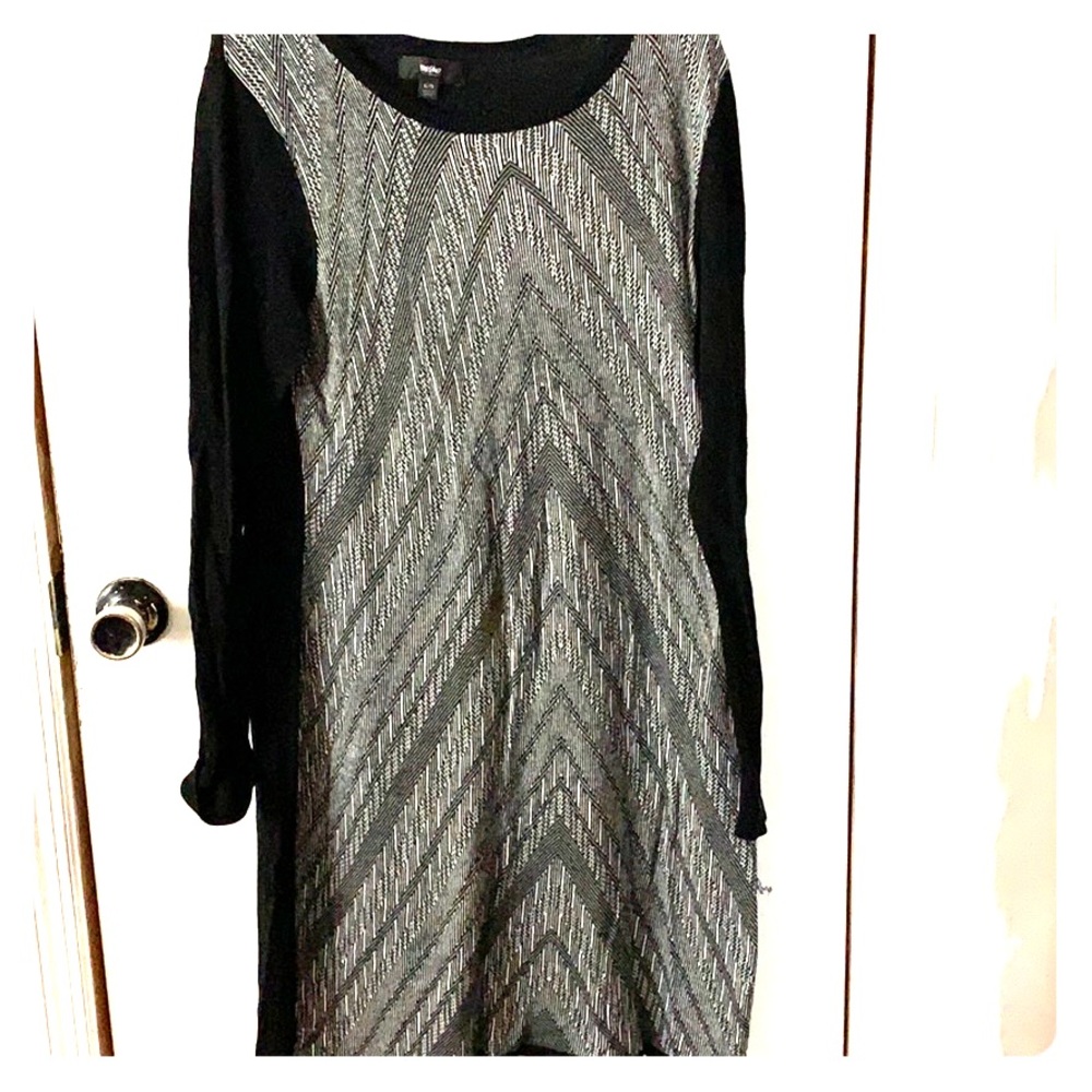 Black/White Sweater Dress